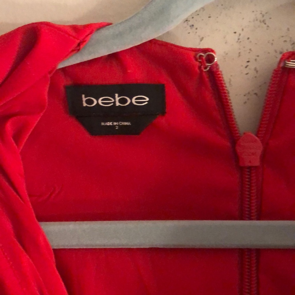 Bebe red Dress - Picture 2 of 3